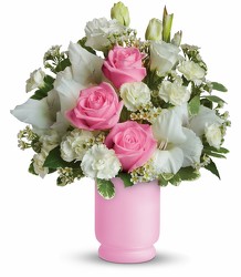 Pink and White Delight from Maplehurst Florist, local flower shop in Essex Junction